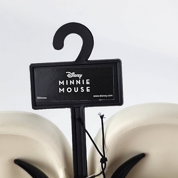 Disney Women's Minnie Mouse Sandals Slides Foam Lightweight Cream Size 9 - Picture 8 of 9